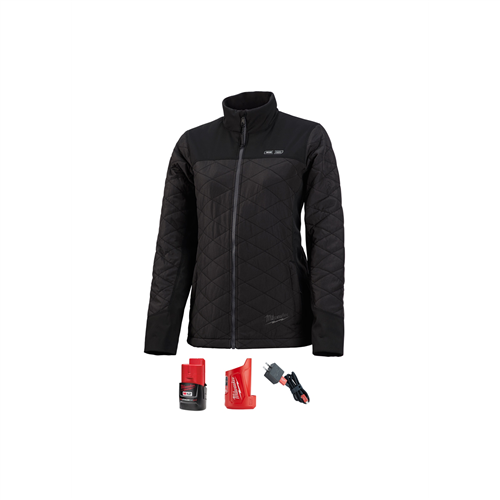 233B-212X Milwaukee Tool M12 Heated Women'S Axis Jacket Kit 2X (Black)