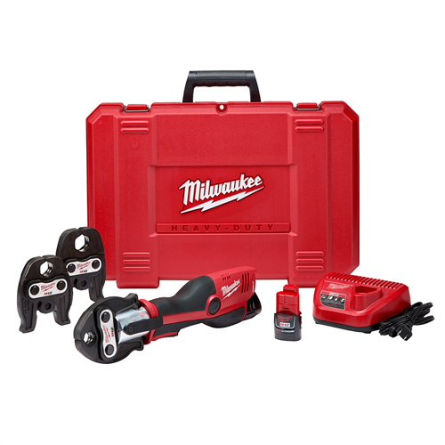 2473-22 Milwaukee Tool M12 Force Logic Press Tool Kit With Jaws