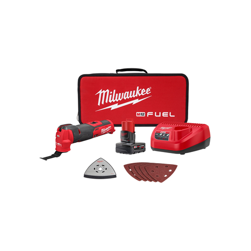 2526-21XC Milwaukee Tool M12 Fuel Oscillating Multi Tool Kit