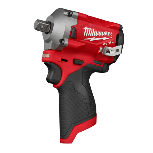 2555P-20 Milwaukee Tool M12 Fuel 1/2&Rdquo; Stubby Impact Wrench W/ Pin Detent