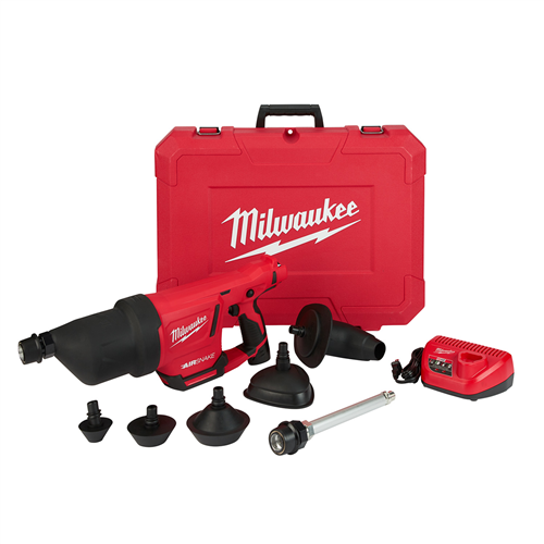 2572B-21 Milwaukee Tool M12 Airsnake Drain Cleaning Air Gun Kit