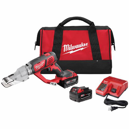 2637-22 Milwaukee Tool M18 Cordless 18 Gauge Single Cut Shear - Kit