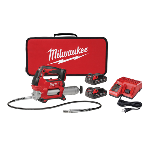 2646-22CT Milwaukee Tool M18 Cordless 2-Speed Grease Gun (2) Batt Kit