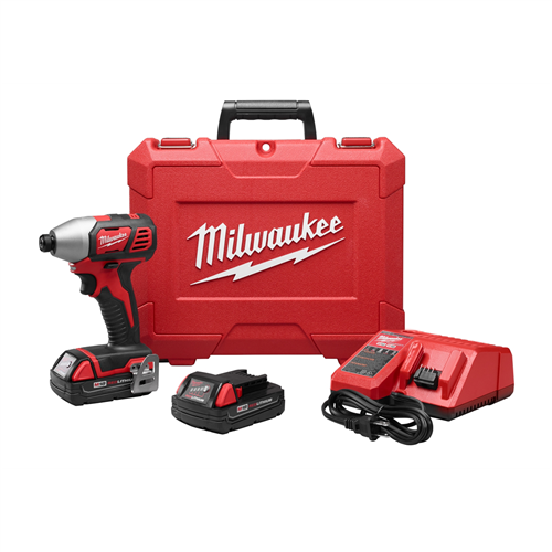2656-22CT Milwaukee Tool M18 1/4" Hex Imp Driver (2) Batt Kit