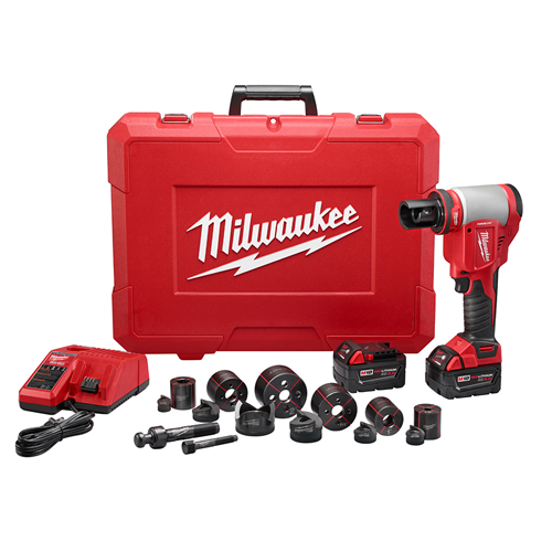 2676-22 Milwaukee Tool M18 Force Logic 10T Knockout Tool 1/2" - 2" Kit