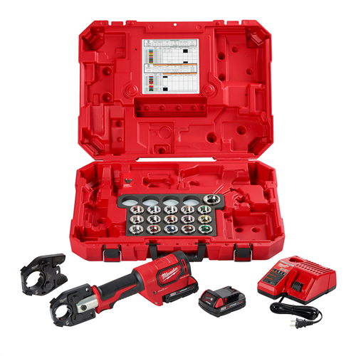 2679-750C Milwaukee Tool M18 Force Logic 600 Mcm Crimper And 750 Mcm Jaw W/ #8-750 Cu Die Kit