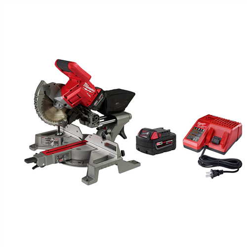 2733-21 Milwaukee Tool M18 Fuel 7-1/4&Rdquo; Dual Bevel Sliding Compound Miter Saw Kit