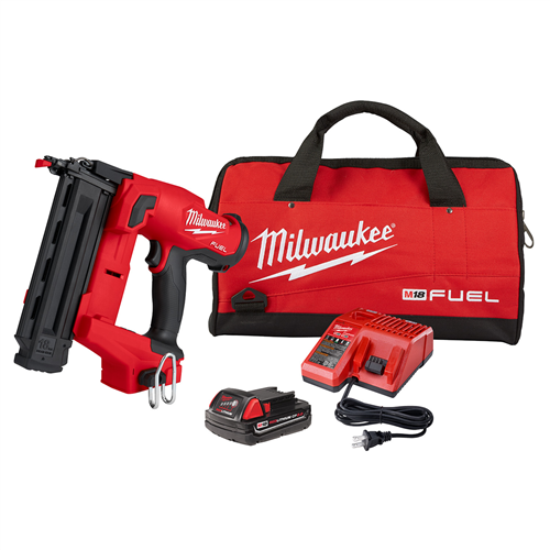 2746-21CT Milwaukee Tool M18 Fuel 18 Gauge Brad Nailer Kit