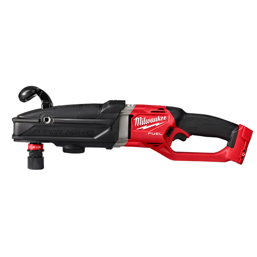 2811-20 Milwaukee Tool M18 Fuel Super Hawg Right Angle Drill W/ Quik-Lok