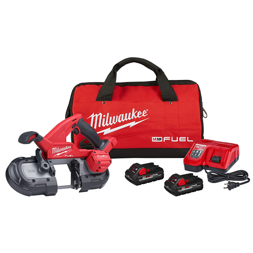 2829-22 Milwaukee Tool M18 Fuel Compact Band Saw Kit