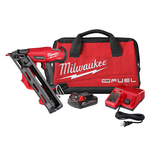 2839-21CT Milwaukee Tool M18 Fuel 15 Gauge Finish Nailer Kit