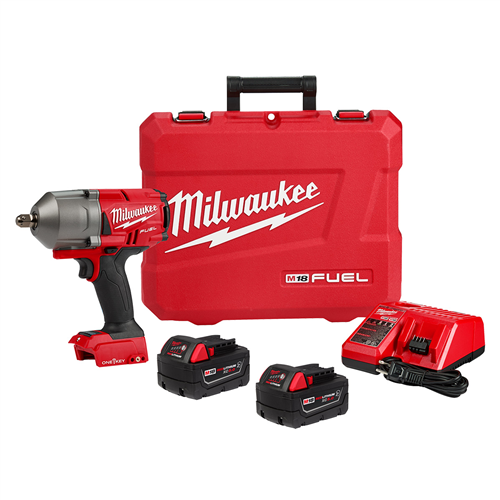2862-22R Milwaukee M18 Fuel  W/ One-Key High Torque Impact Wrench 1/2" Pin Detent Kit