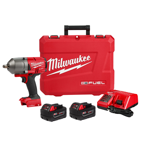 2863-22R Milwaukee M18 Fuel W/ One-Key High Torque Impact Wrench 1/2" Friction Ring Kit