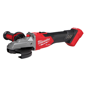 2887-20 Milwaukee Tool M18 Fuel 5" Flathead Braking Grinder, Slide Switch Lock-On