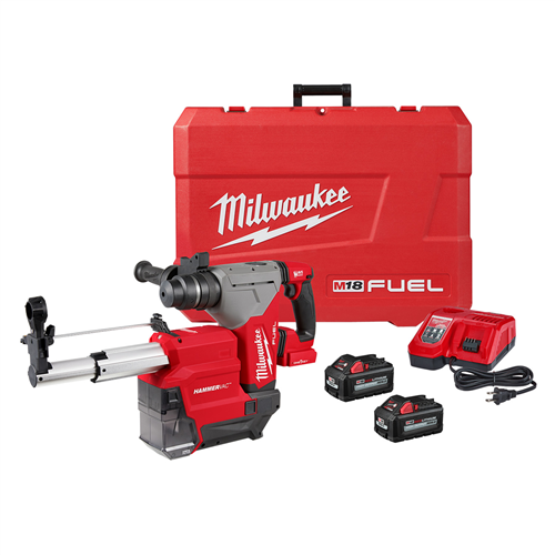 2915-22DE Milwaukee Tool M18 Fuel 1-1/8" Sds Plus Rotary Hammer W/ One-Key & Hammervac Dedicated Dust Extractor Kit
