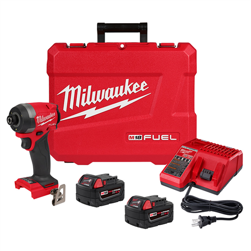 2953-22 Milwaukee M18 Fuel 1/4" Hex Impact Driver Kit