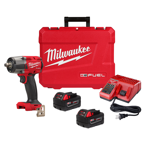 2962-22R Milwaukee M18 Fuel 1/2 Mid-Torque Impact Wrench W/ Friction Ring Kit