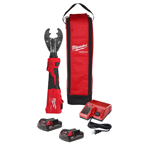 2978-22O Milwaukee Tool M18 Force Logic 6T Linear Utility Crimper Kit W/ O-D3 Jaw
