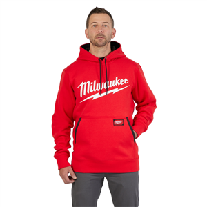 Midweight Pullover Hoodie - Logo Red XL