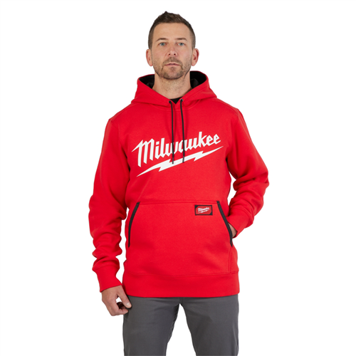 Midweight Pullover Hoodie - Logo Red XL