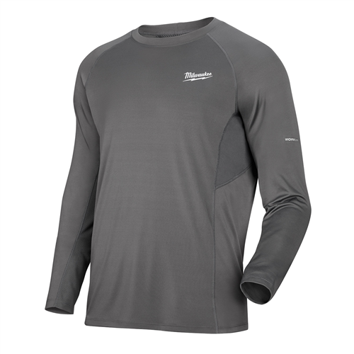 402G-2X Milwaukee Tool Workskin Midweight Base Layer - Gray 2X