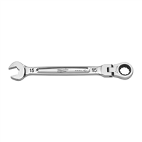 15mm Flex Head Ratcheting Combination Wrench