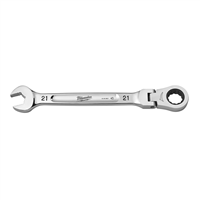 21mm Flex Head Ratcheting Combination Wrench