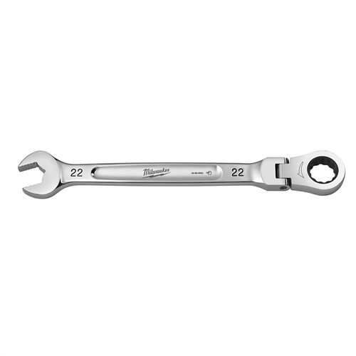 22mm Flex Head Ratcheting Combination Wrench