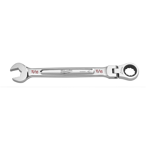 11/16" Flex Head Ratcheting Combination Wrench