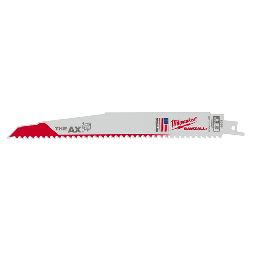 48-01-2006 Milwaukee Tool 9" 5 Tpi The Ax Sawzall&Reg;  Blade (5 Pk)