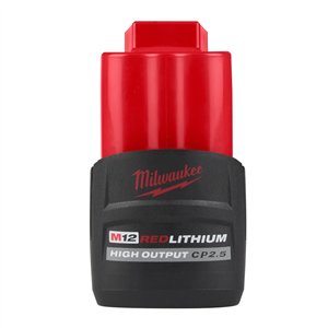 48-11-2425 Milwaukee Tool M12 Redlithium High Output Cp2.5 Battery Pack
