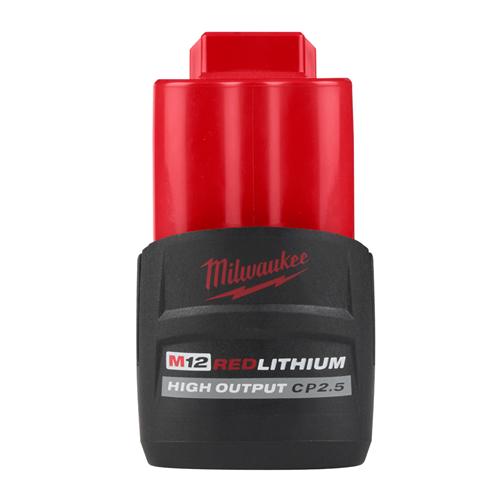 48-11-2425 Milwaukee Tool M12 Redlithium High Output Cp2.5 Battery Pack