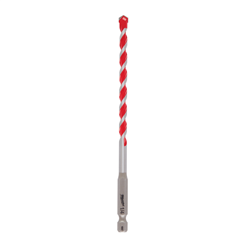 48-20-9011 Milwaukee Tool 1/4" X 4" X 6" Shockwave Carbide Hammer Drill Bit