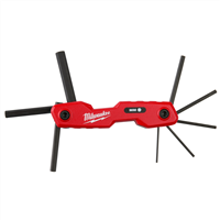 8-Key Folding Hex Key Set - Metric