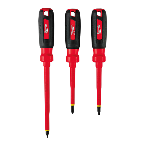 48-22-2202 Milwaukee Tool 3Pc Insulated Screwdriver Set