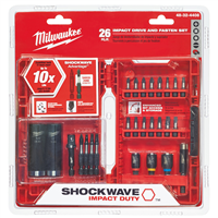 48-32-4408 Milwaukee Tool 26-Pc Shockwave Drive Fasten Set