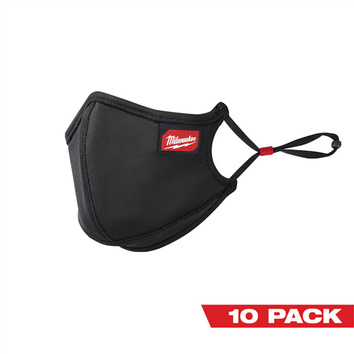 48-73-4239 Milwaukee Tool 10Pk L/Xl 3-Layer Performance Face Mask