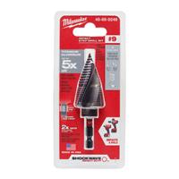 48-89-9249 Milwaukee Tool 7/8" - 1-1/8" Shockwave Imp Step Drill Bit, #9