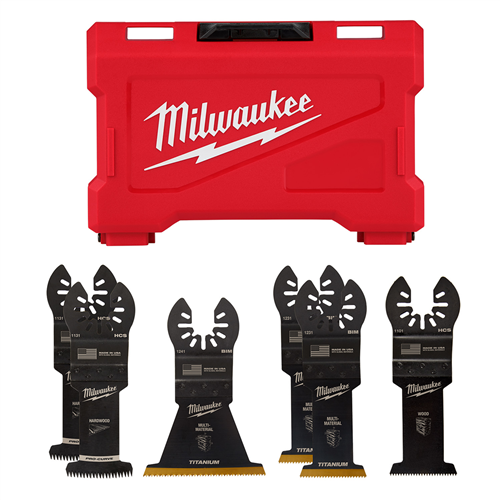 49-10-9112 Milwaukee Tool Open-Lok 6-Pc Oscillating Multi-Tool General Purpose Blade Kit