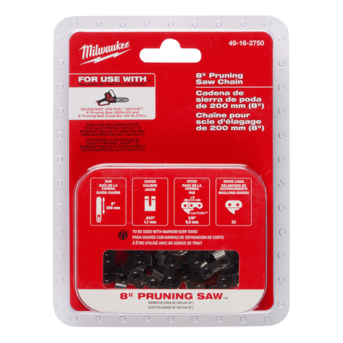 49-16-2750 Milwaukee 8" Pruning Saw Chain