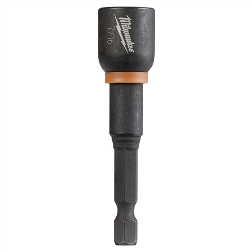 49-66-0536 Milwaukee Tool Shockwave 2-9/16" Magnetic Nutdriver 7/16" (10 Pk)