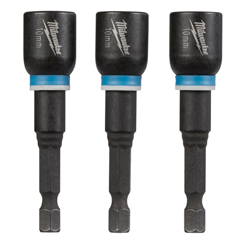49-66-4610 Milwaukee Tool Shockwave 2-9/16" Magnetic Nutdriver 10Mm (10 Pk)