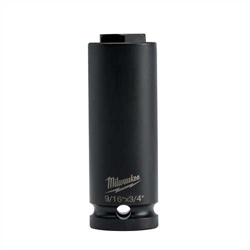49-66-5111 Milwaukee Tool 9/16" & 3/4" Shockwave Lineman'S 2-In-1 6 Point Socket