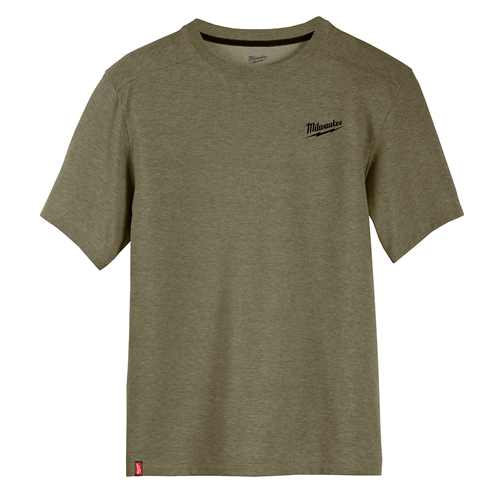 603GN-M Milwaukee Tool Hybrid Work Tee - Ss Green M