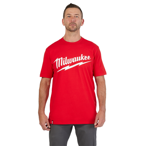 Heavy Duty Tee - Short Sleeve Logo Red 2X