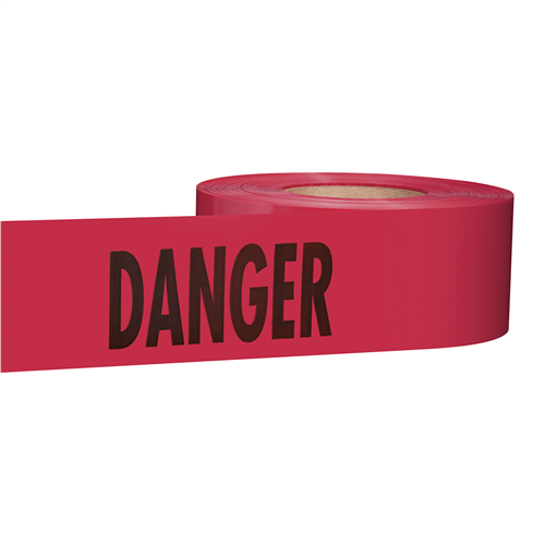 71-1004 Milwaukee Tool 1000 Ft. Red Barricade Tape-Danger