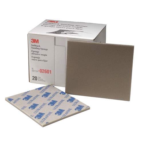 2601 3M Sponge Sheets Softback 4-1/2"X5-1/2" U-Fine 20/Bx