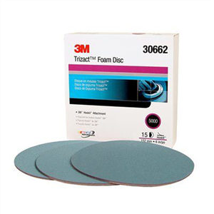 30662 3M Trizact Hookit Foam Disc 6" P5000 (15/Pack)