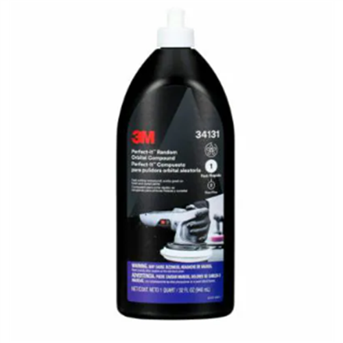3M Perfect-It Random Orbital Compound 34131, 1 Quart (32 fl oz/946 mL), 6/Case