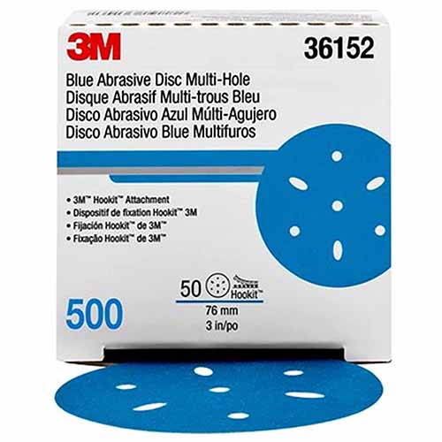 36152 3M 3M Hookit Blue Abrasive Disc Multihole 36152 (4Pk)